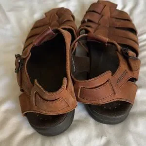 Mephisto | Shoes | Mephisto Brown Leather Fisherman Sandals  display picture 2